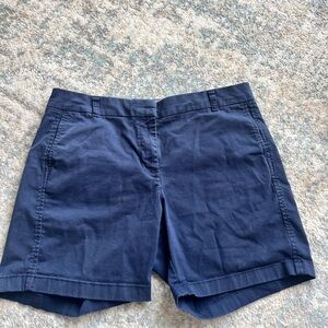 J. Crew Blue Bermuda Shorts Classic Tailored Design
